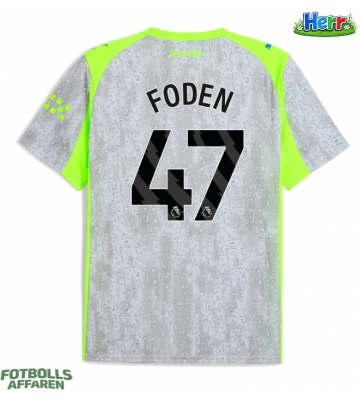 Manchester City Phil Foden #47 Tredje Tröja 2025-26 Kortärmad